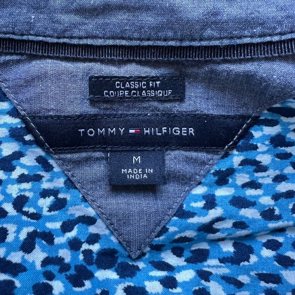 Tommy Hilfiger - Blue Button Down Long Sleeves Shirt - Picture 10 of 11